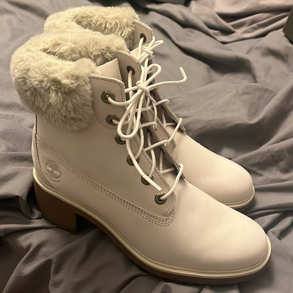 Timberland Kinsley Water-resistant White Nubuck, 8/12 M